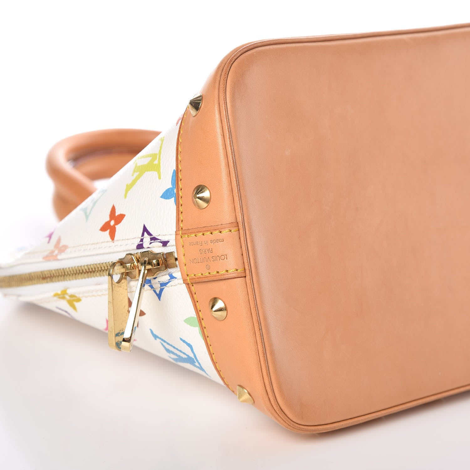 Louis Vuitton Monogram Multicolor Alma White 8 of 10