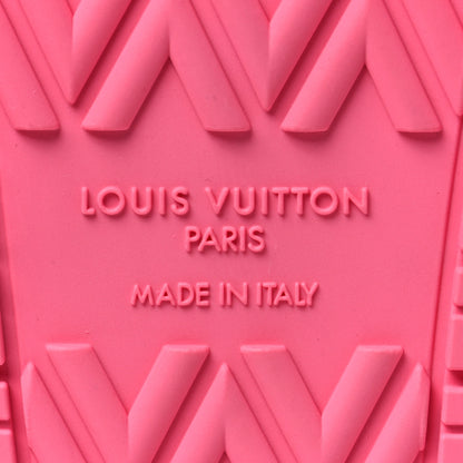 Louis Vuitton Calfskin Monogram Embossed Bom Dia Flat Mule Sandals 39.5 Pink 6 of 8