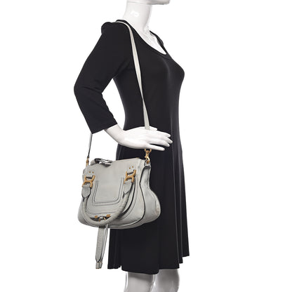 Chloe Calfskin Small Marcie Satchel Airy Grey 2 of 11