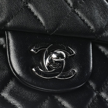 Chanel Lambskin Quilted Mini Rectangular Flap Black 5 of 11