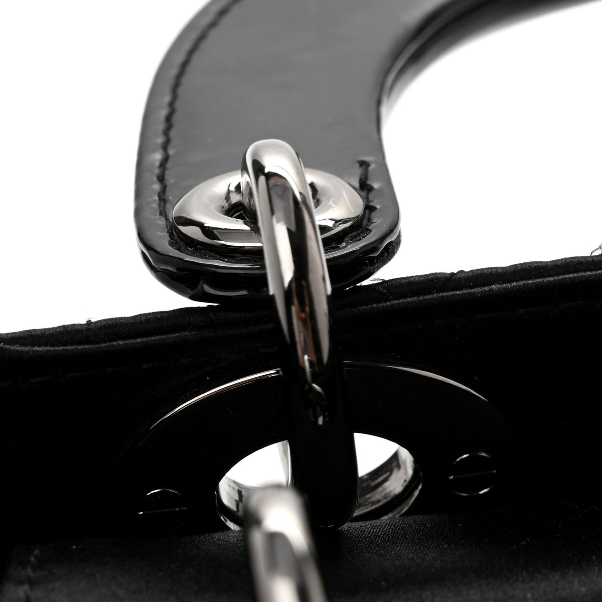 Christian Dior Satin Cannage Mini Lady Dior Black 13 of 13