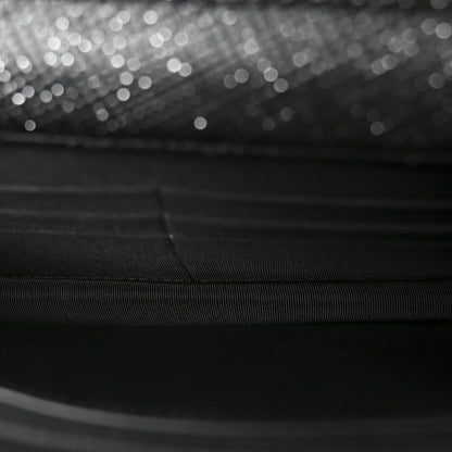 Chanel Glitter Calfskin Quilted Wallet on Chain WOC Black 5 of 12