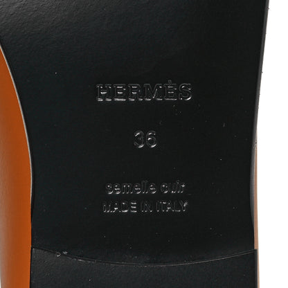 Hermes Calfskin Womens Destin Loafer 36 Naturel 6 of 8