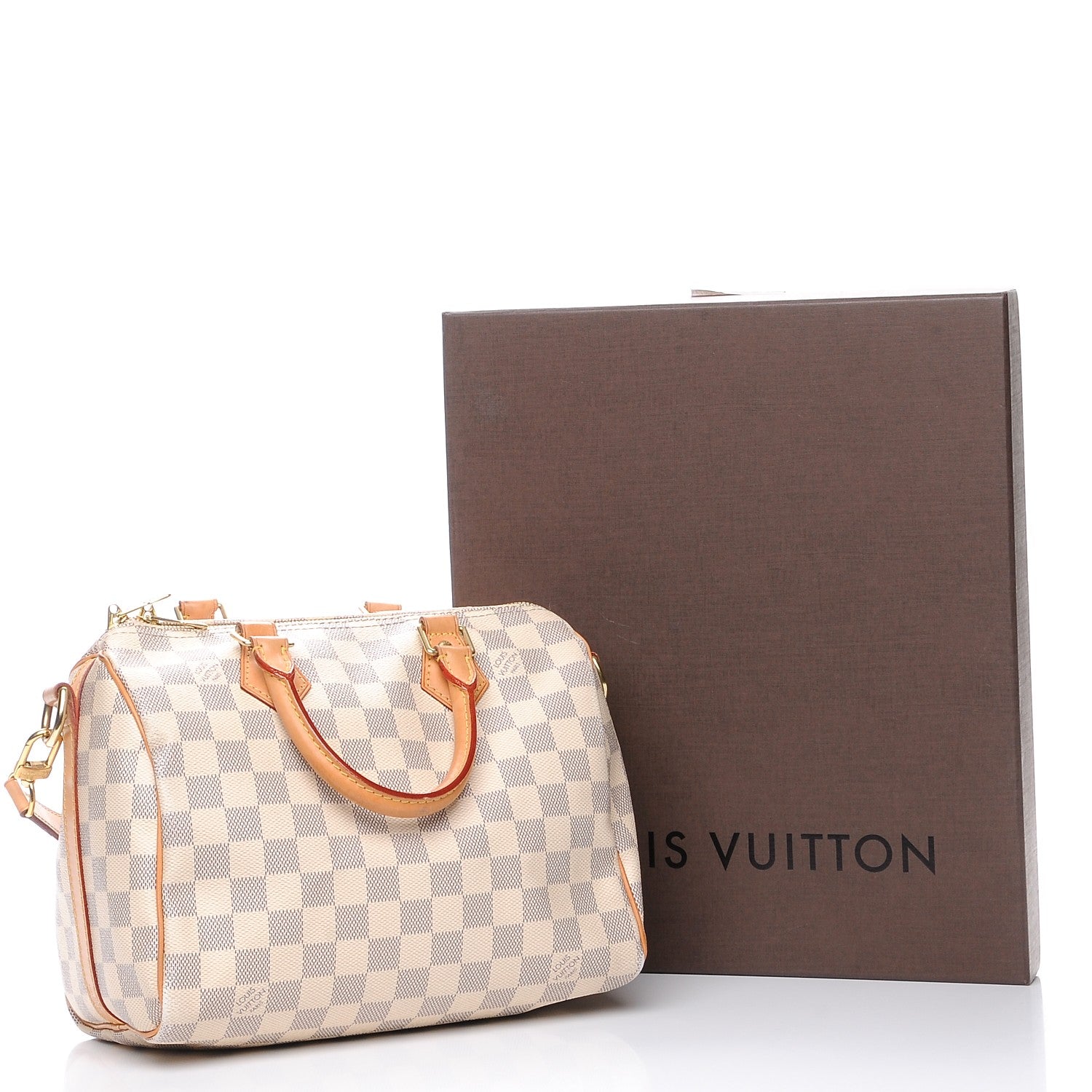 Louis Vuitton Damier Azur Speedy Bandouliere 25 12 of 12