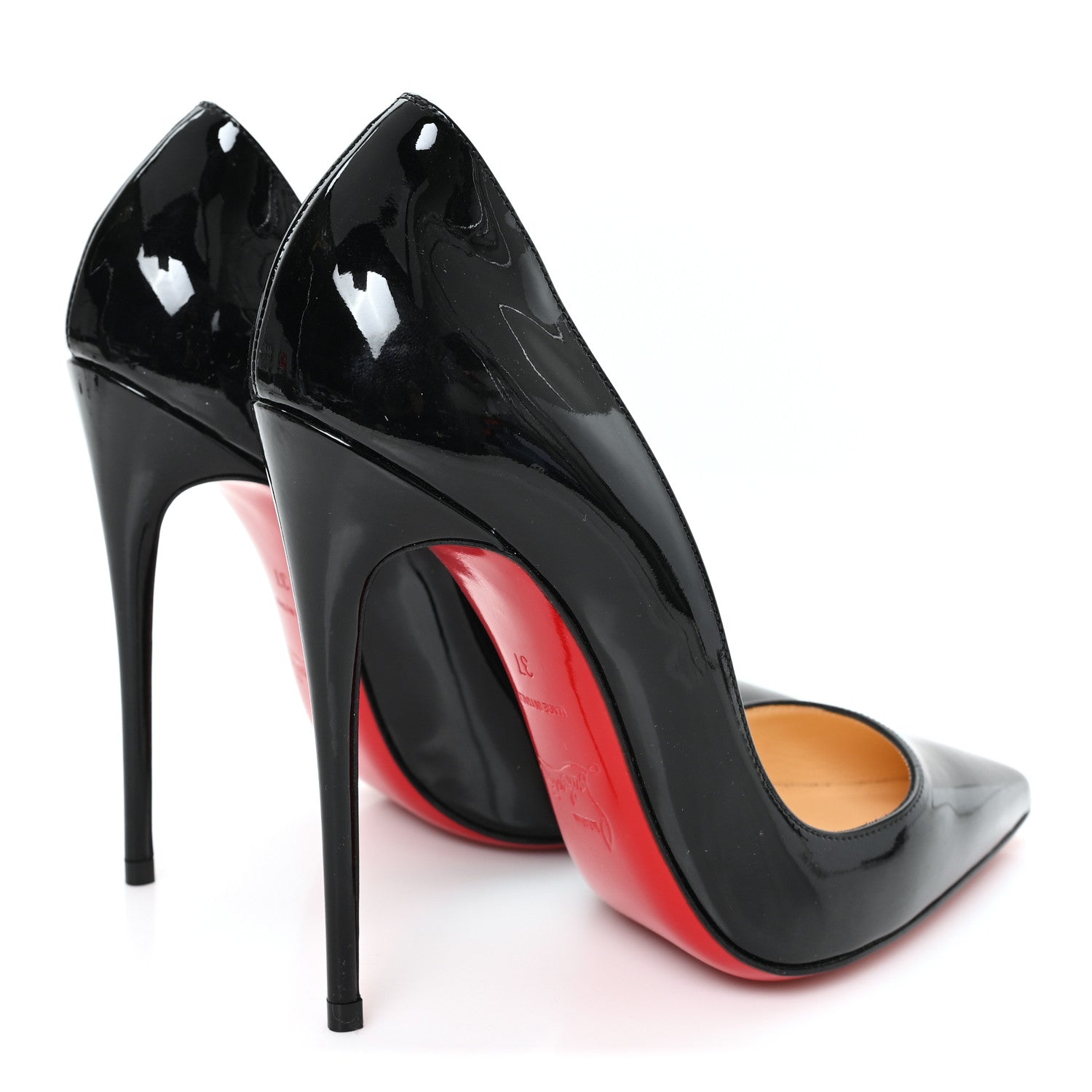 Christian Louboutin Patent So Kate 120 Pumps 37 Black 5 of 10