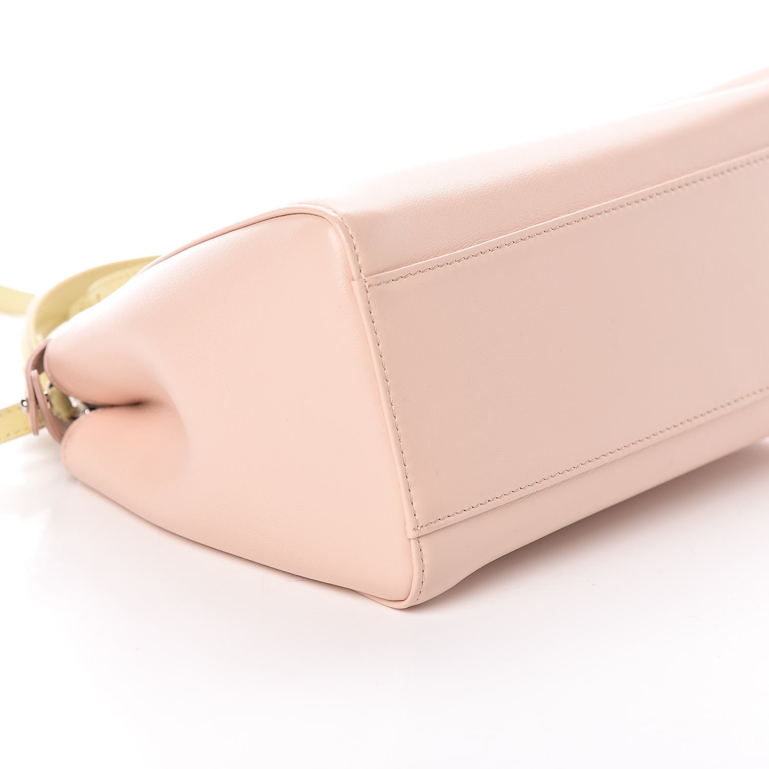 Fendi Nappa Colorblock Mini Peekaboo Iconic Satchel Plaster Banana Grigio Polvere 5 of 9