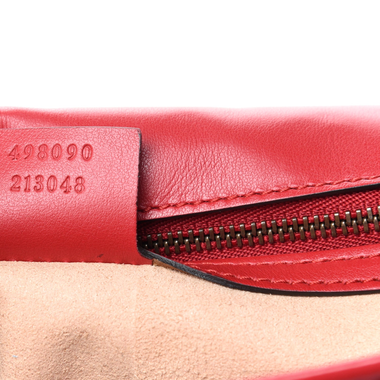Gucci Calfskin Matelasse Large GG Marmont Shoulder Bag Hibiscus Red 7 of 10