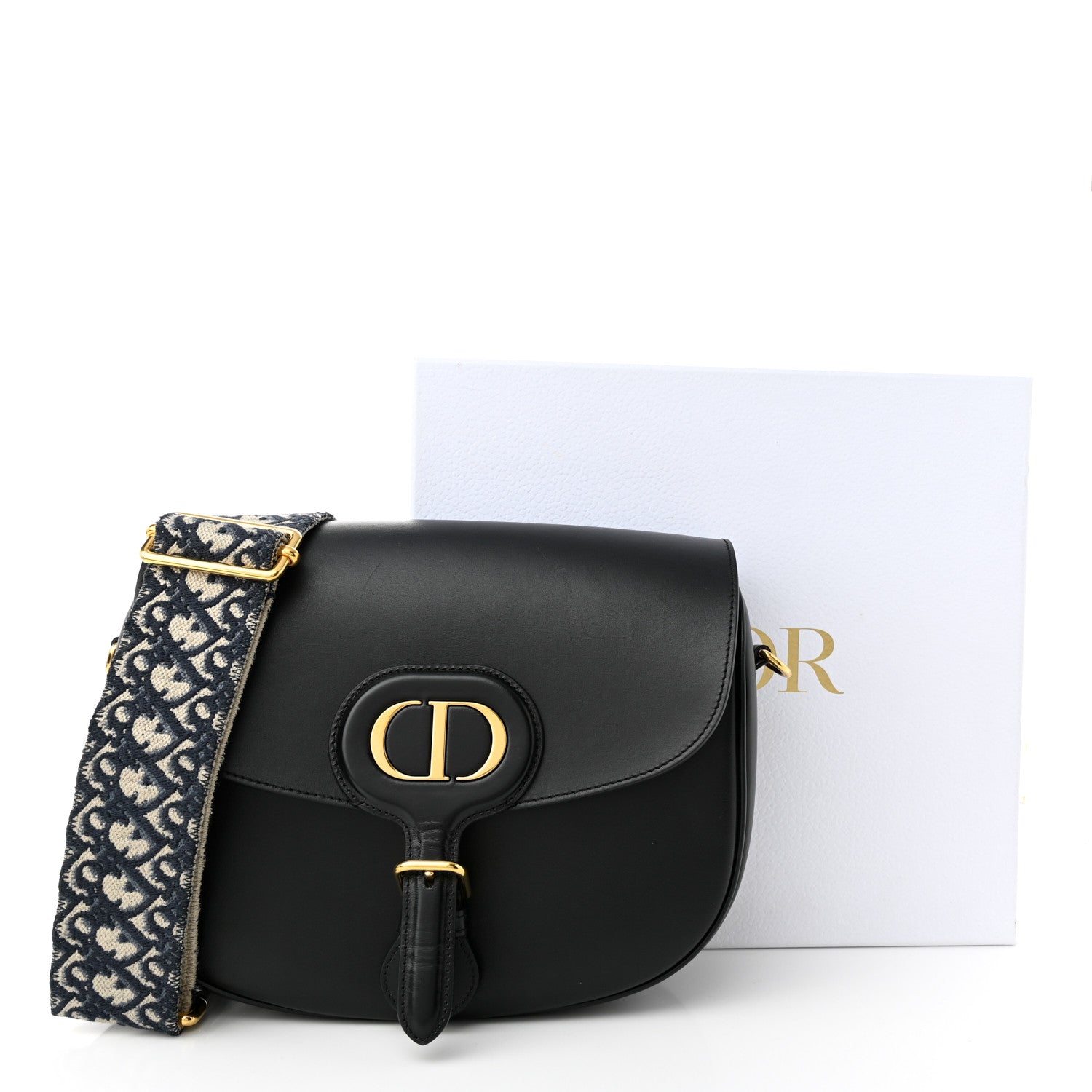 Christian Dior Box Calfskin Large Bobby Flap Black 10 of 10