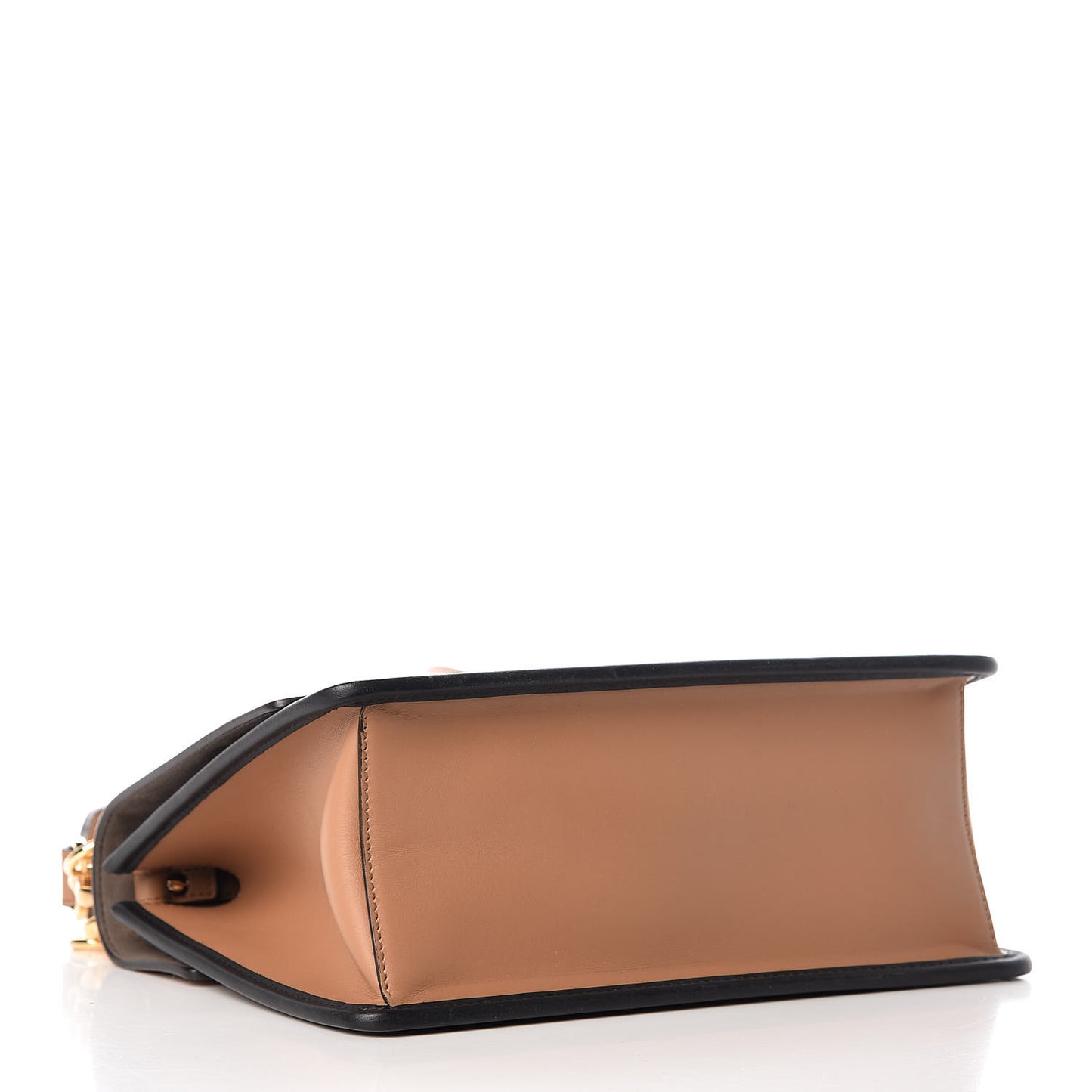 Vitello Century F is Fendi FF Embossed Kan I Shoulder Bag Orzo Tobacco