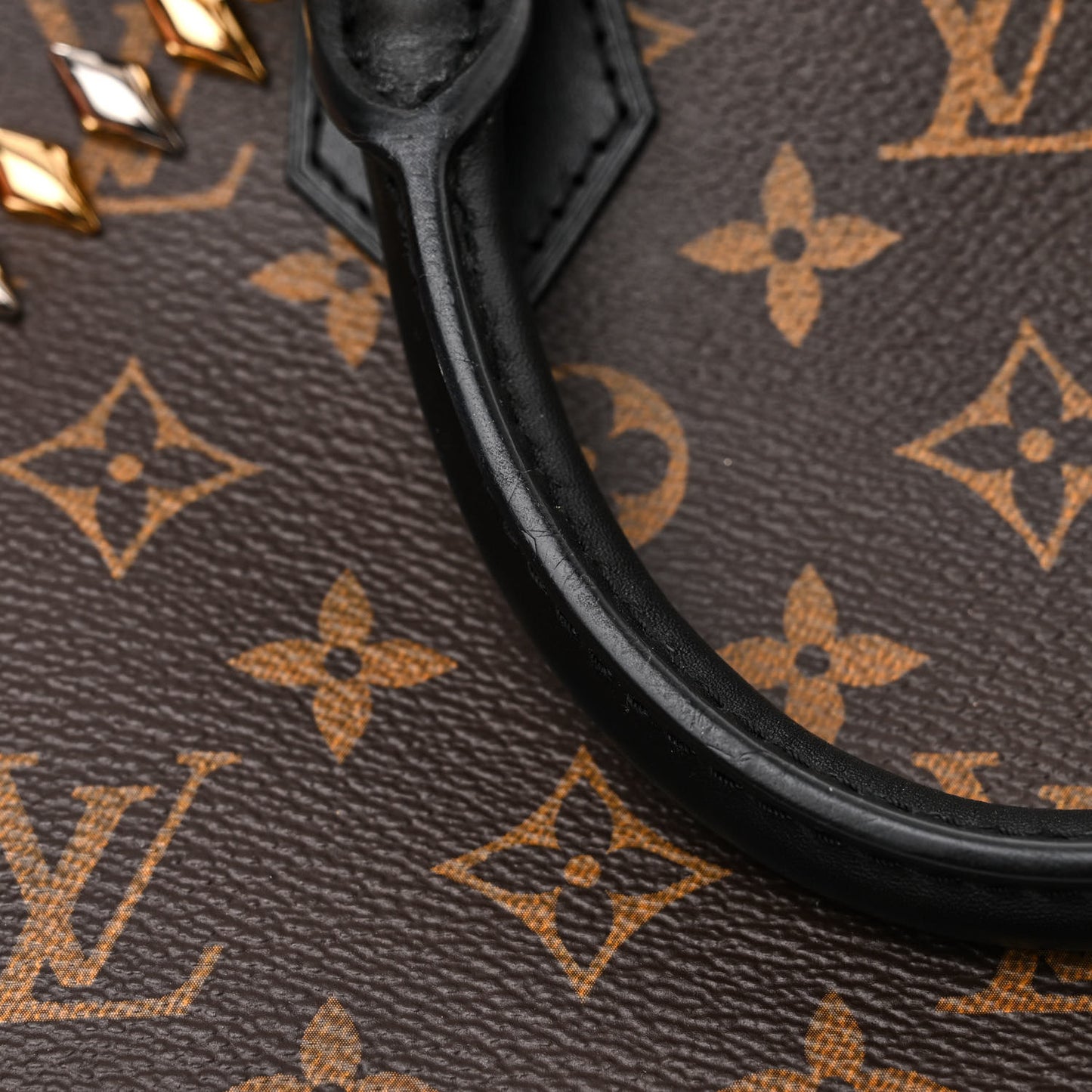 Monogram Macassar Studded Alma BB