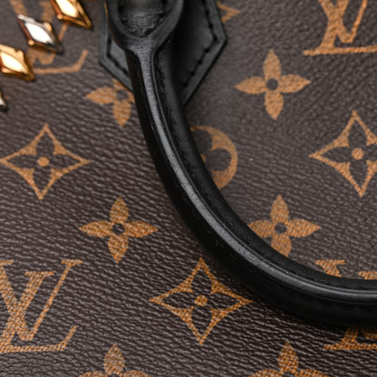 Louis Vuitton Monogram Macassar Studded Alma BB 14 of 15