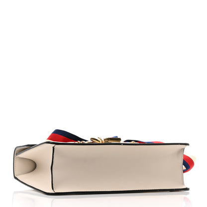 Gucci Calfskin Small Sylvie Shoulder Bag Off White 4 of 15