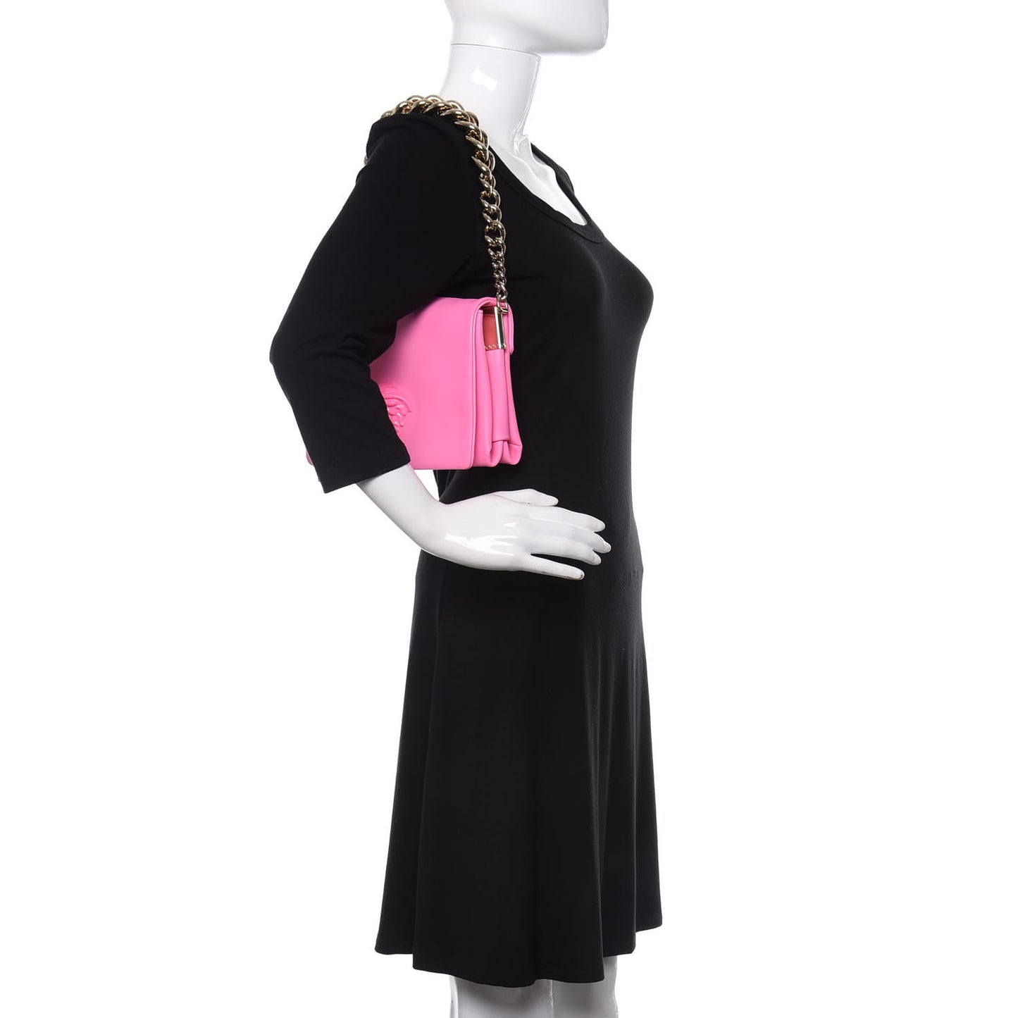 Nappa Palazzo Sultan Shoulder Bag Pink