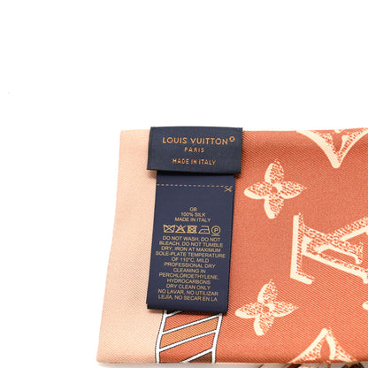 Louis Vuitton Silk Monogram Fall For You Bandeau Brown 3 of 3