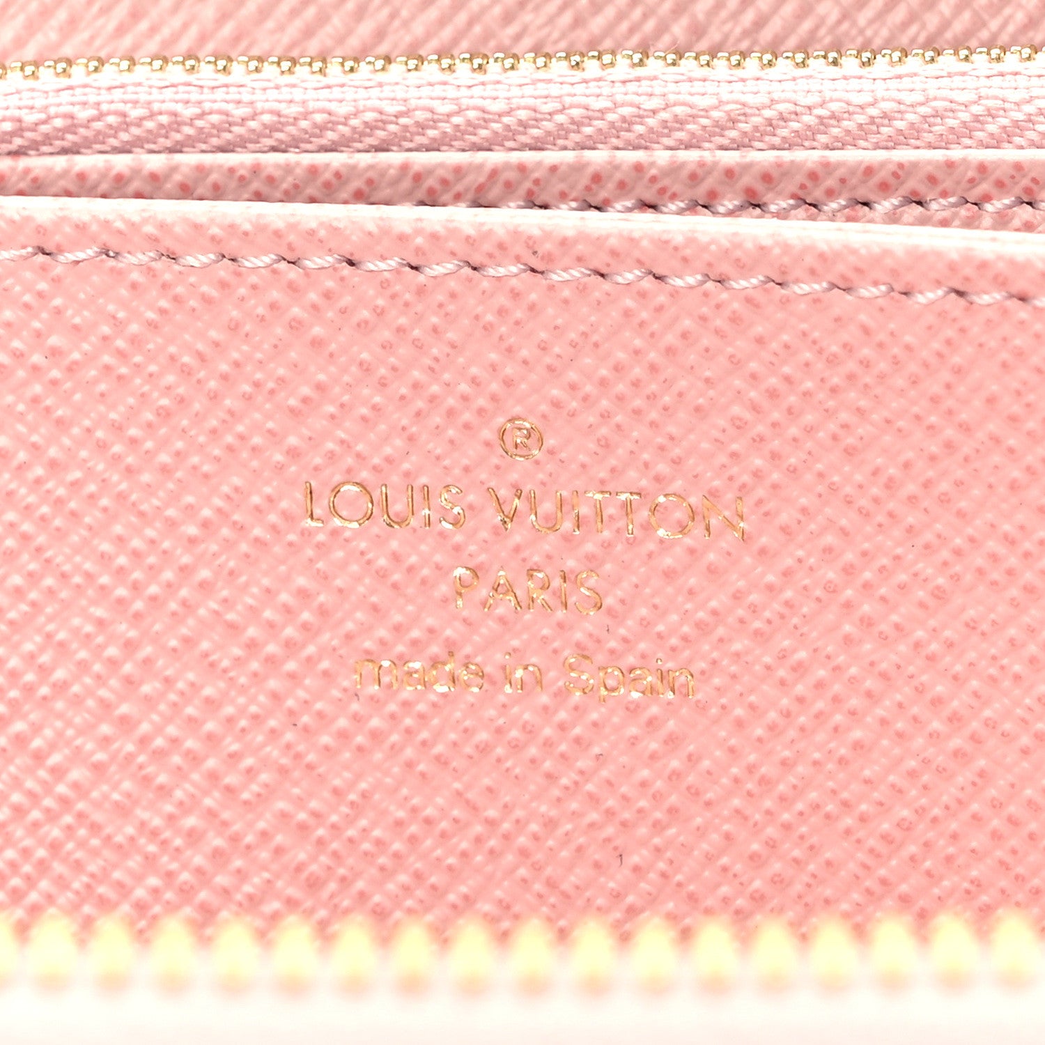 Louis Vuitton Monogram Pompon Zippy Wallet Rose Ballerine 6 of 8