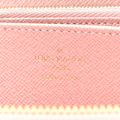 Louis Vuitton Monogram Pompon Zippy Wallet Rose Ballerine 6 of 8