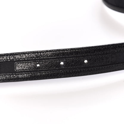 Gucci Monogram Interlocking G Belt 90 36 Black 5 of 6