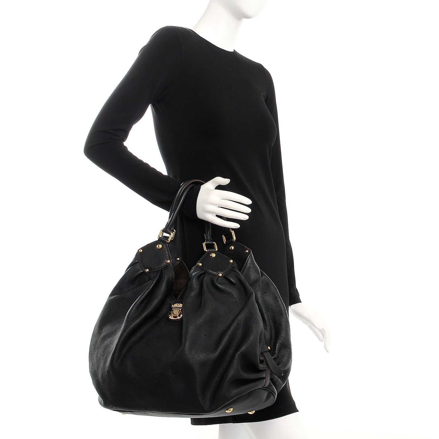 Louis Vuitton Mahina L Black 2 of 7