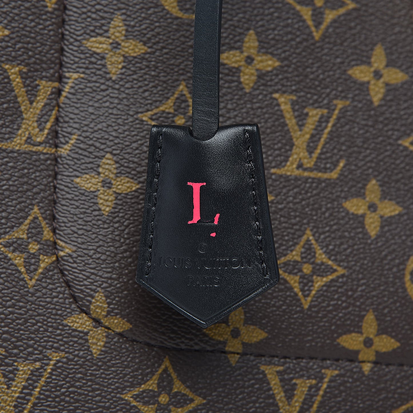 Monogram Flower Tote Black