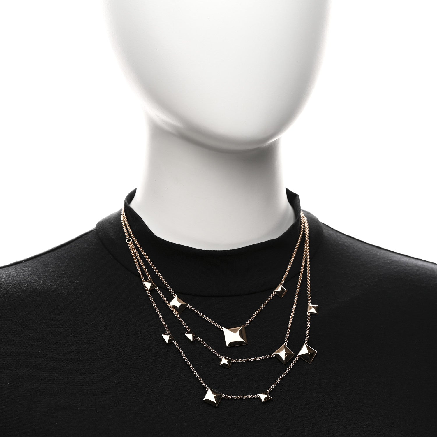 Hermes 18K Rose Gold Clou d'H Necklace 2 of 5