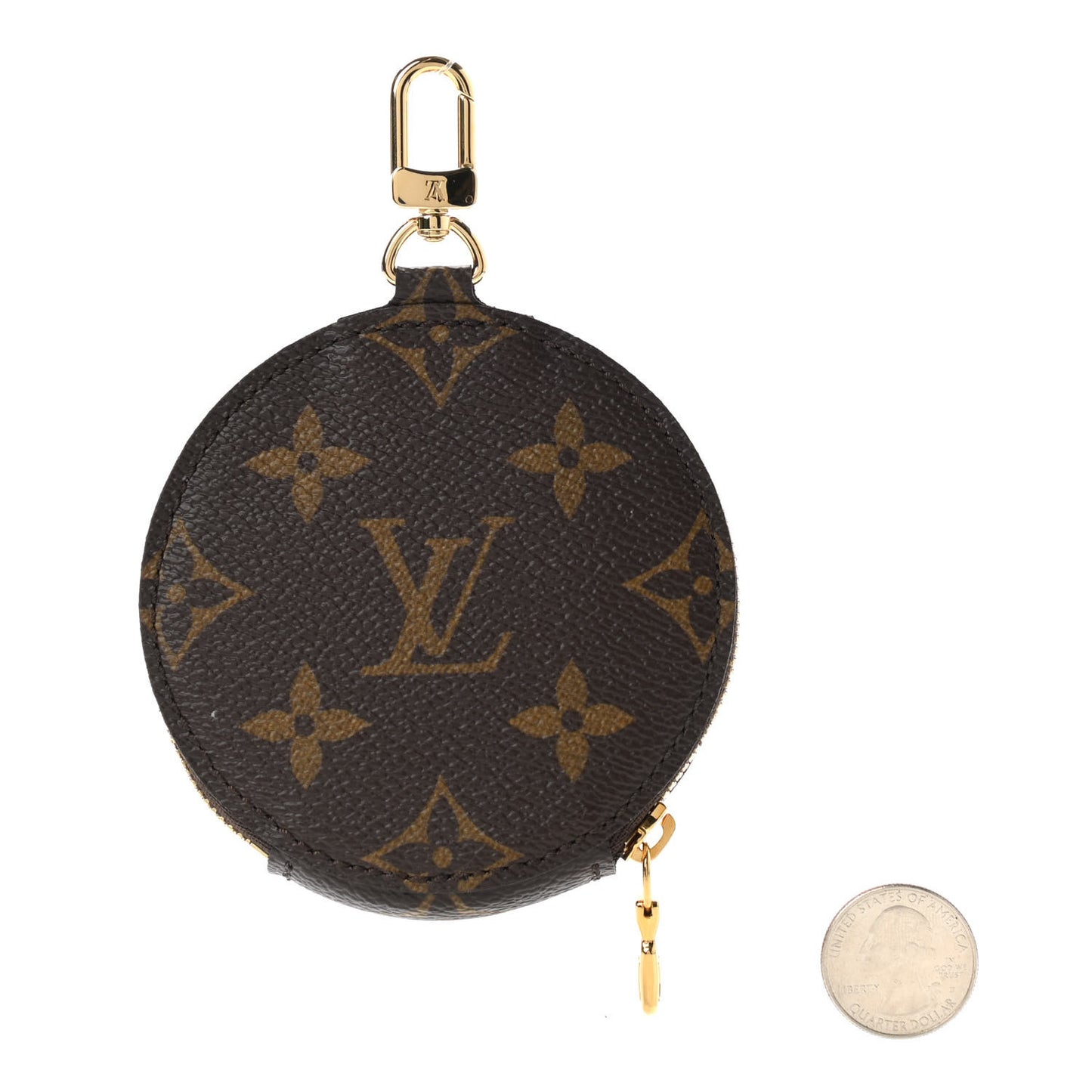 Monogram 2021 Christmas Animation Japanese Garden Round Coin Purse Wisteria Pink