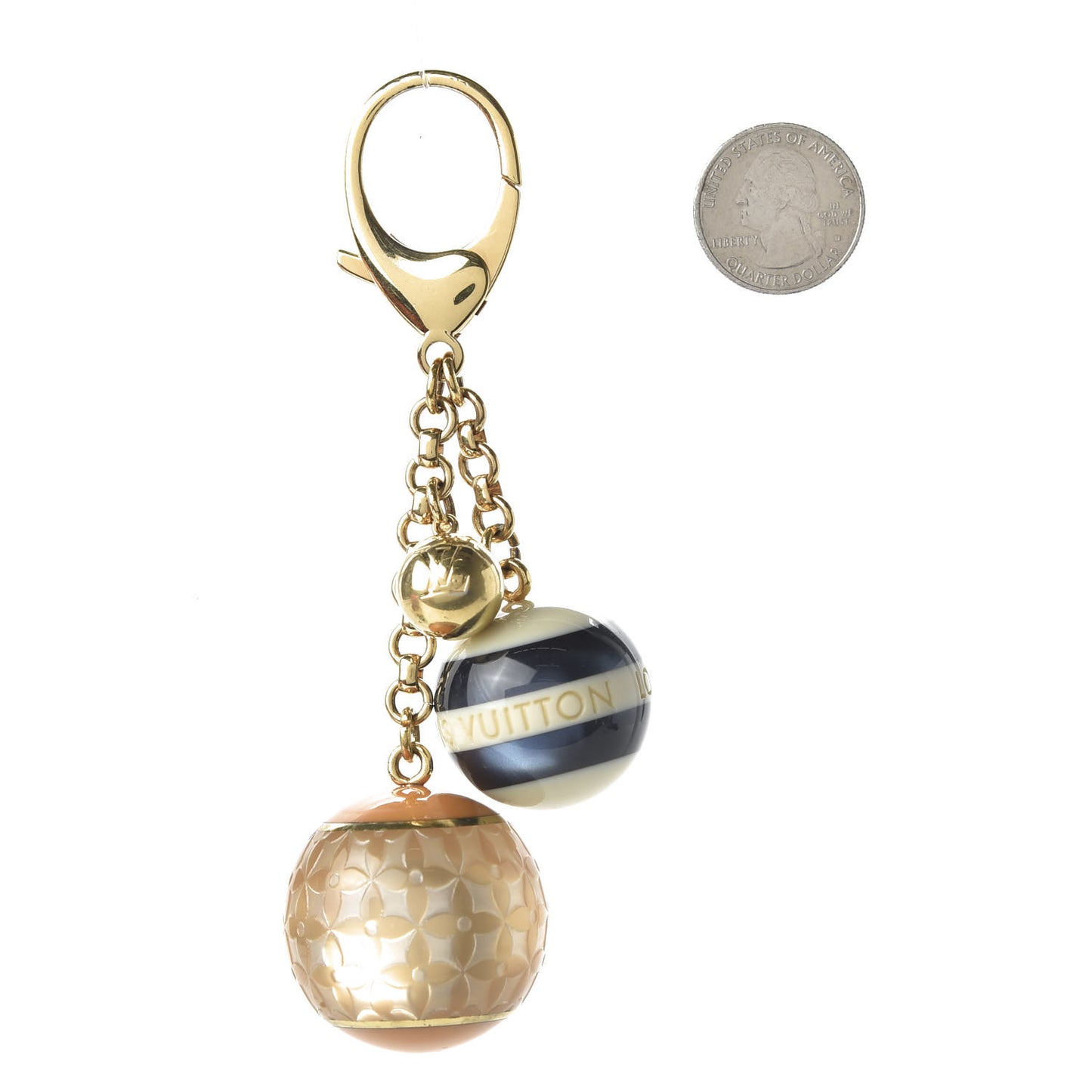 Mini Lin Croisette Bag Charm Blue