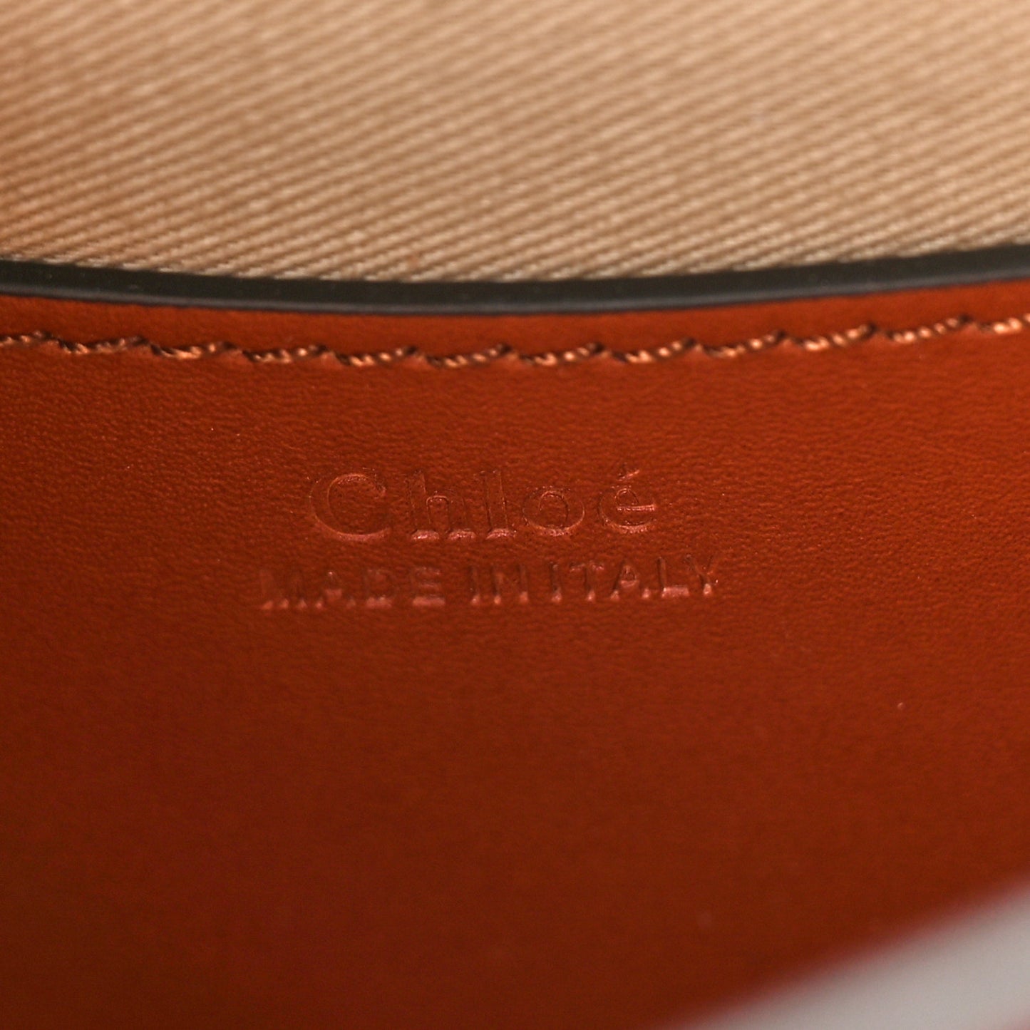 Calfskin Small Tess Bag Sepia Brown