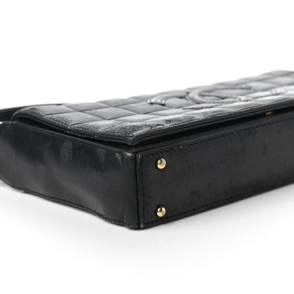 Chanel Lambskin Quilted CC Chocolate Bar Flap Black 6 of 13