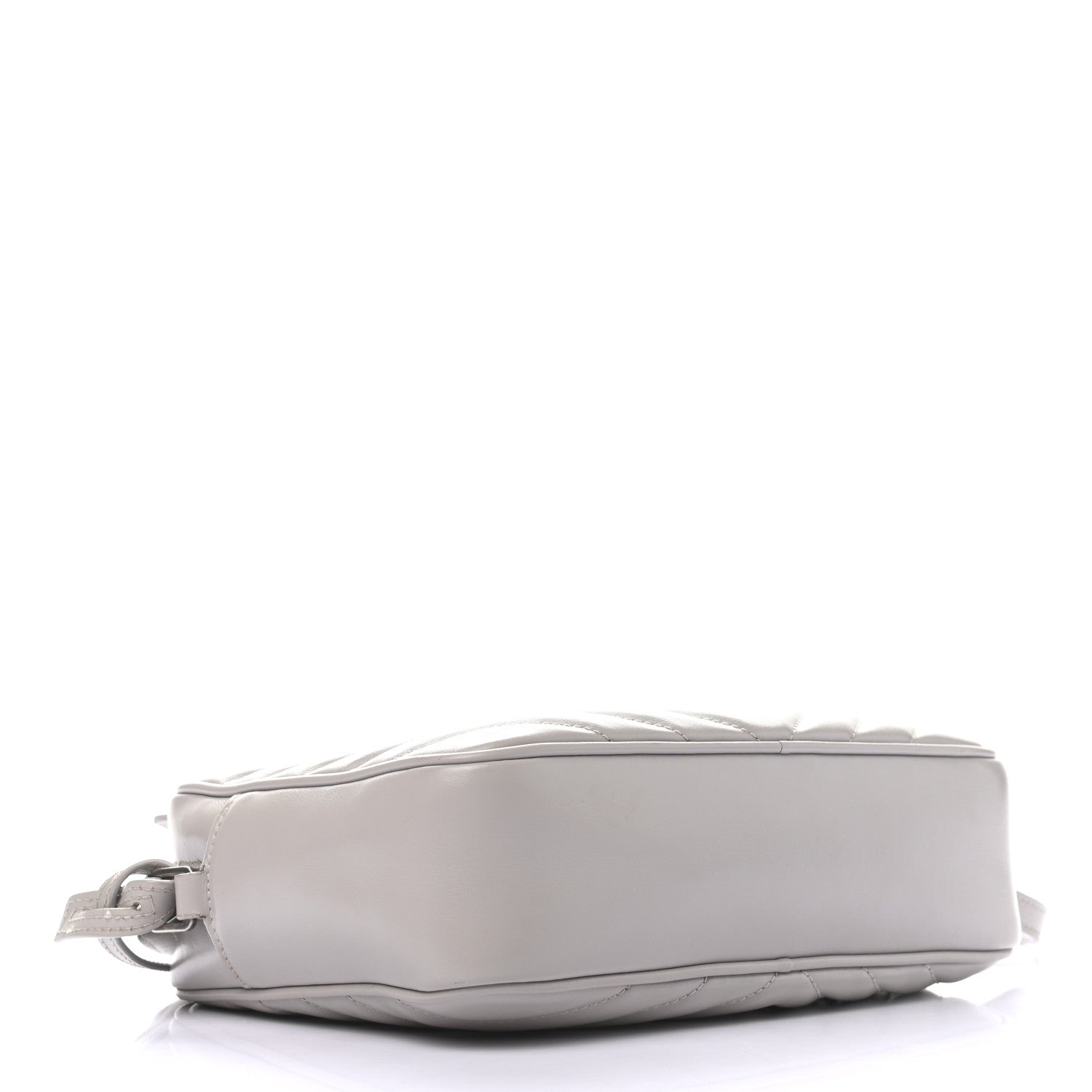 Saint Laurent Calfskin Matelasse Monogram Lou Camera Bag Granite 4 of 10
