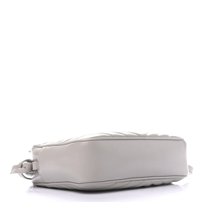 Saint Laurent Calfskin Matelasse Monogram Lou Camera Bag Granite 4 of 10