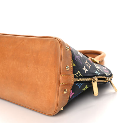 Louis Vuitton Monogram Multicolor Alma Black 8 of 9