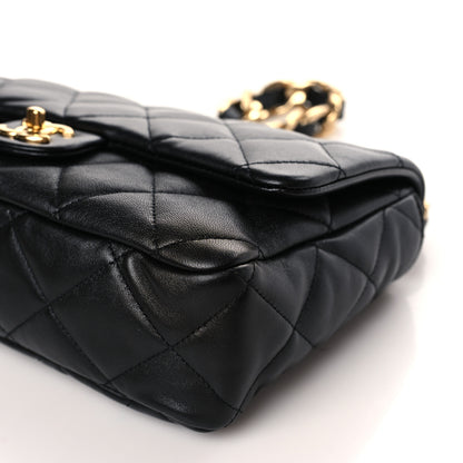 Chanel Lambskin Quilted Large CC Funky Town Flap Black 9 of 9