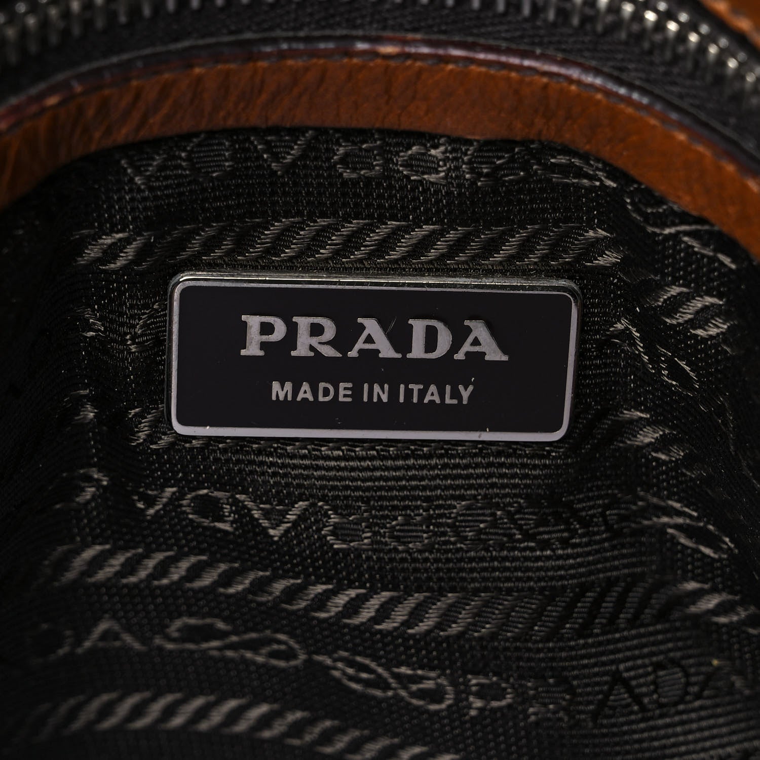 Prada Soft Calf Tote Brown 5 of 8