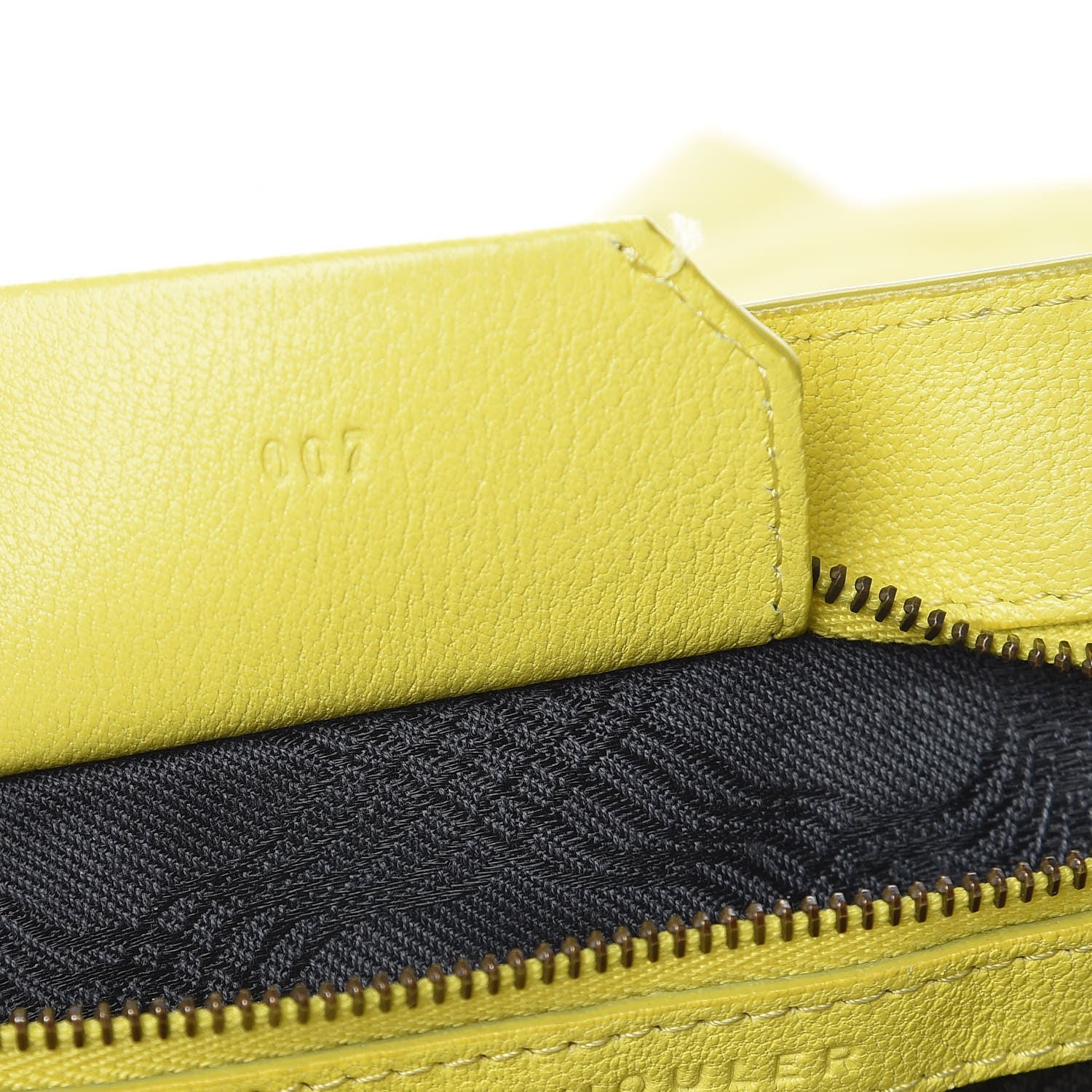 Proenza Schouler Lambskin Medium PS1 Satchel Citron 12 of 28