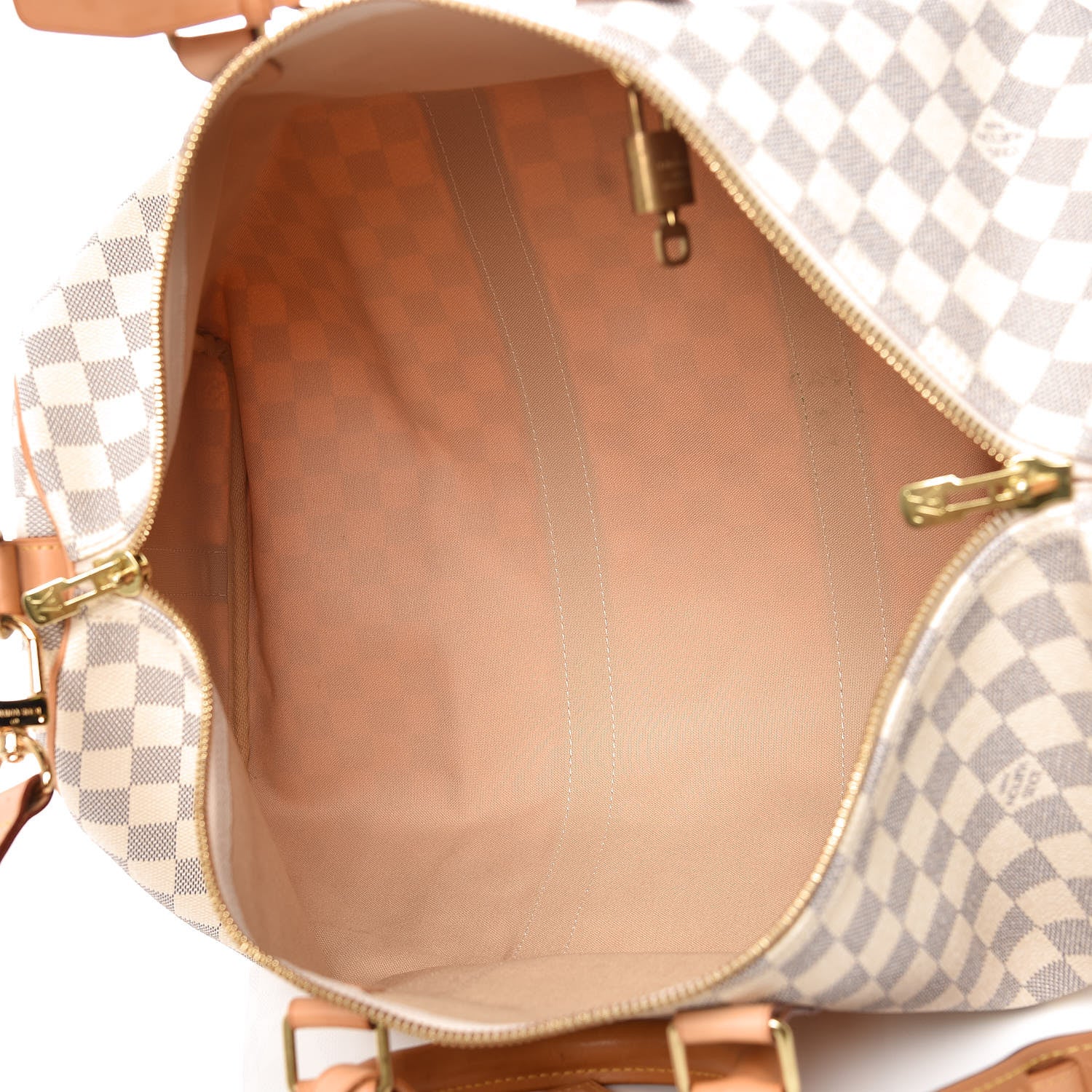 Louis Vuitton Damier Azur Keepall Bandouliere 45 6 of 15