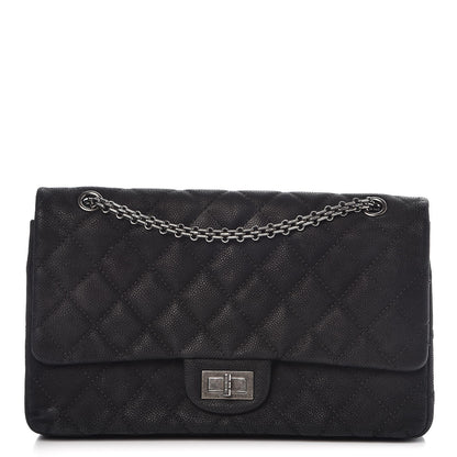 Chanel Iridescent Caviar Quilted 2.55 Reissue 227 Flap Black 1 of 12