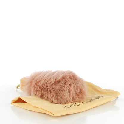 Louis Vuitton Fox Fur Foxy Key Holder Bag Charm Blush 4 of 4