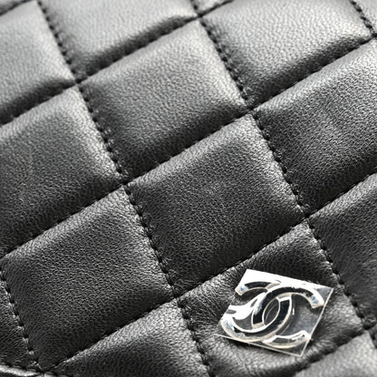 Chanel Lambskin Quilted Wallet On Chain WOC Black 11 of 11