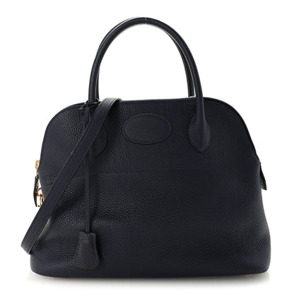 Hermes Taurillon Clemence Bolide 31 Bleu Nuit 1 of 13