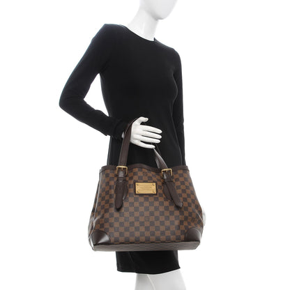 Louis Vuitton Damier Ebene Hampstead MM 2 of 7