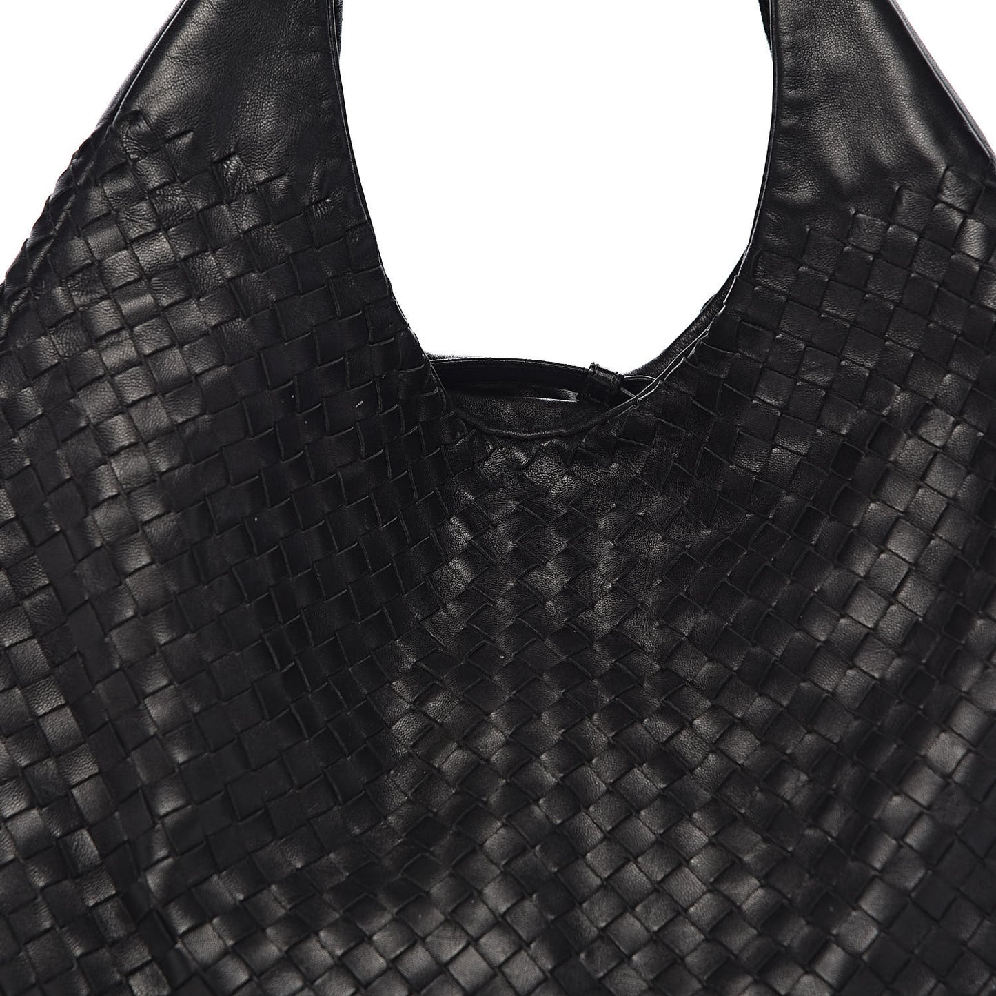 Nappa Intrecciato Large Campana Black