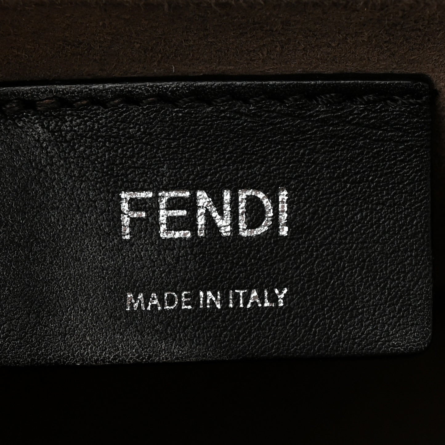 Vitello Century Opaco F is Fendi Kan I Shoulder Bag Black