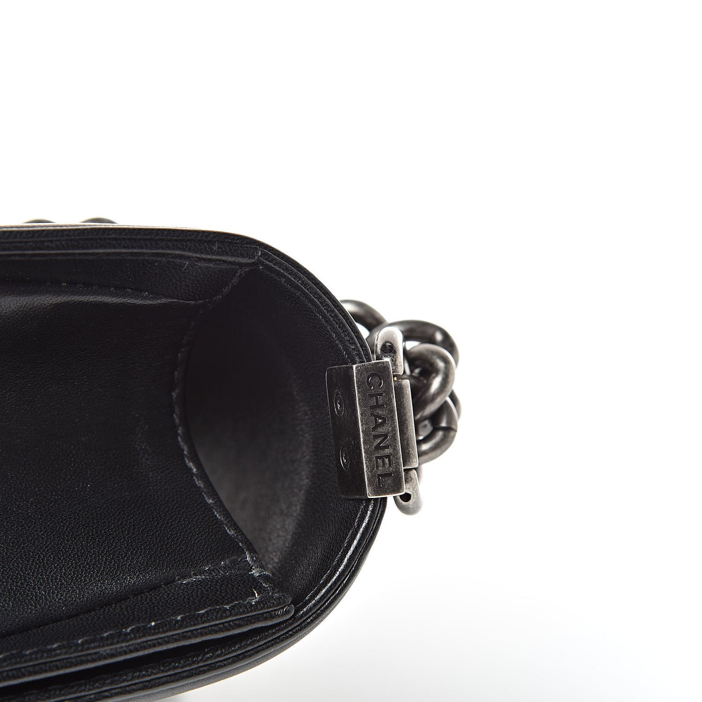 Lambskin Medium Celtic Boy Flap Black