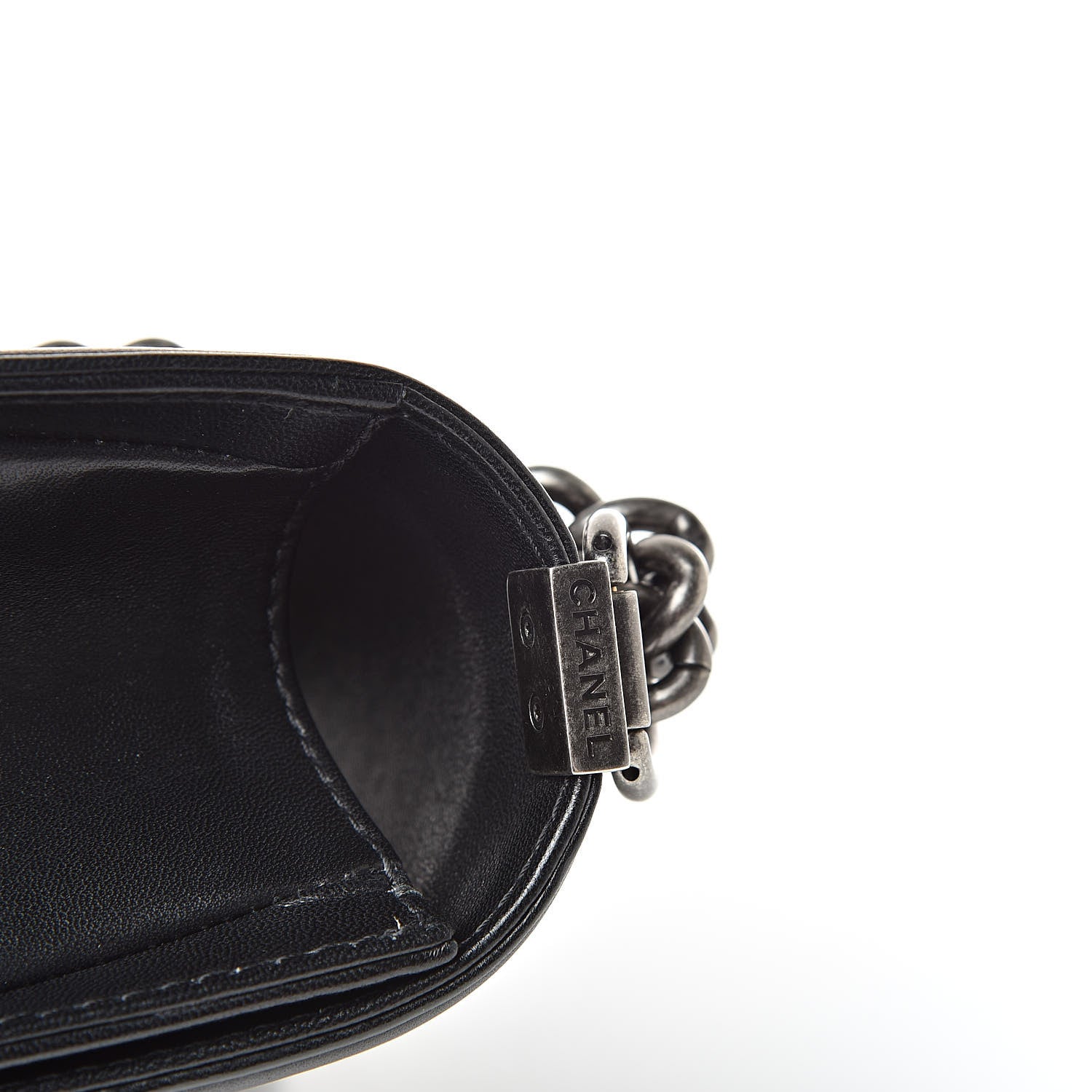 Chanel Lambskin Medium Celtic Boy Flap Black 12 of 18