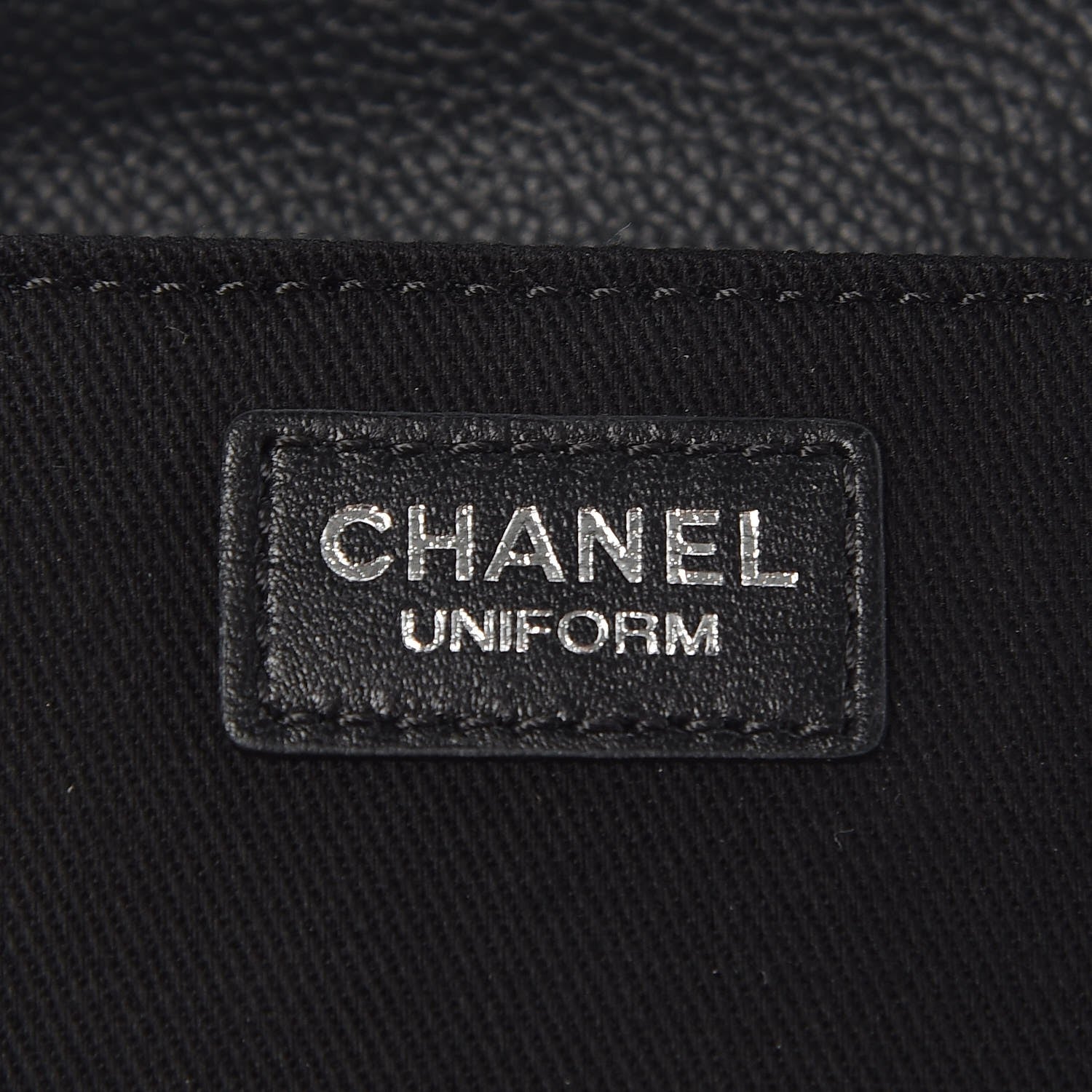 Chanel Grained Calfskin Quilted 2.55 Reissue Flap Belt Bag Clutch Black 7 of 7