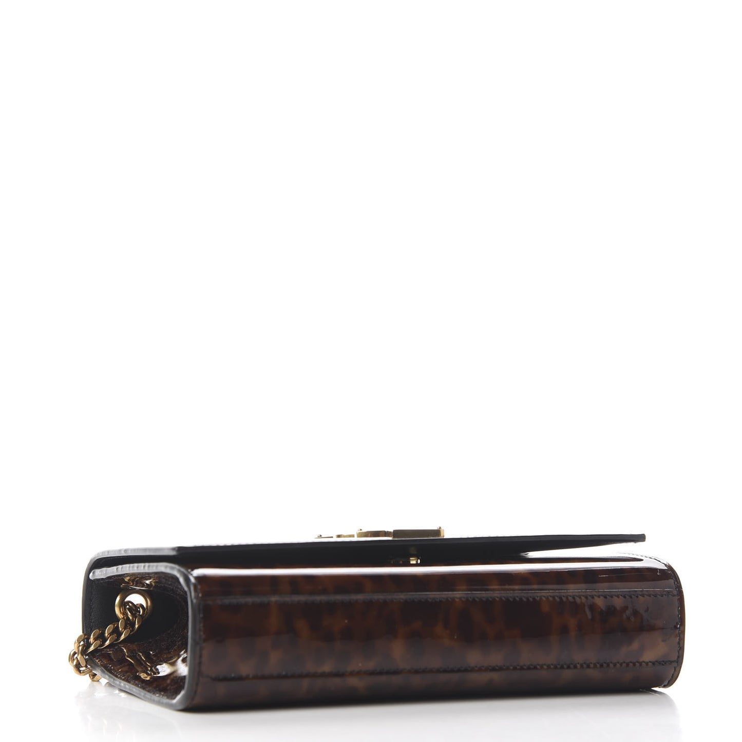 Patent Small Monogram Kate Satchel Tortoiseshell