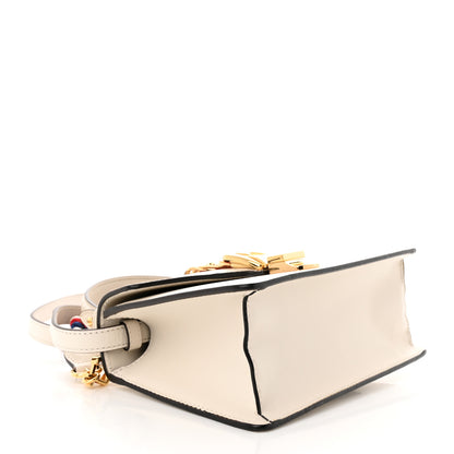 Gucci Calfskin Mini Sylvie Top Handle Bag White 4 of 13