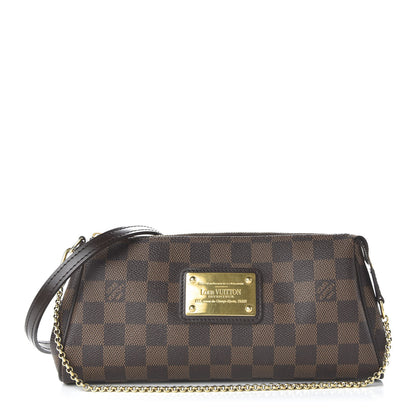 Louis Vuitton Damier Ebene Eva Clutch 1 of 11