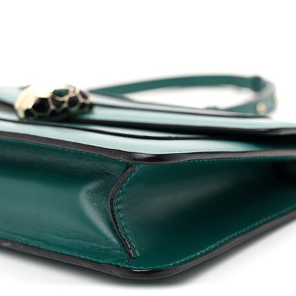 Bulgari Calfskin Serpenti Forever Crossbody Bag Emerald Green 10 of 11
