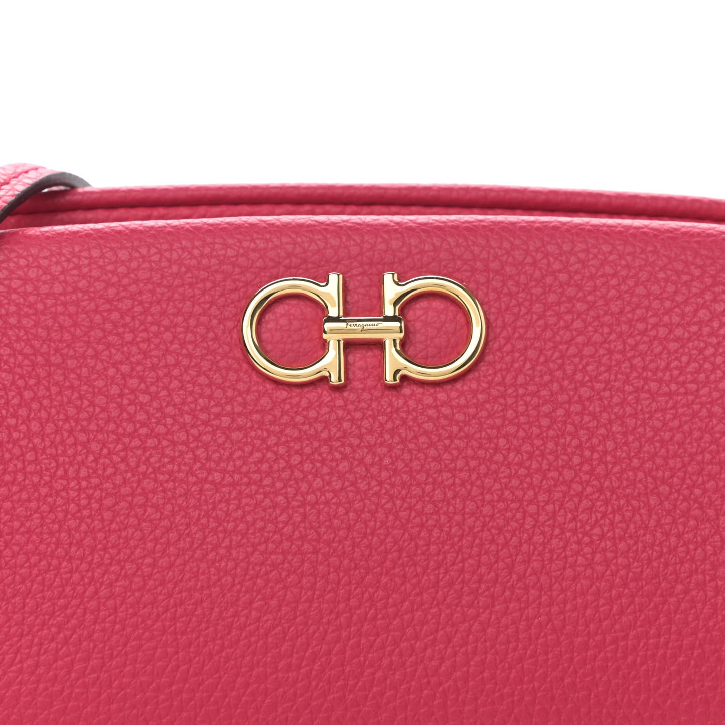 Calfskin Small Gancini Crossbody Pink
